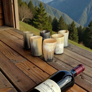 Drinking Horn Glass <b>Cup</b> <b>Viking</b> Eco-Friendly High Quality - Product Image 1