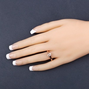 Anillo de Morganita Durazno Genuina con Baño de Oro sobre Plata de Ley, Corte Ovalado Vintage para Mujer, Regalo para Boda/Fiesta - Product Image 2