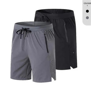High Street Style Hombres Deportes Jogging Gym Shorts Transpirable Entrenamiento Pantalones cortos con bolsillo con cremallera Nuevo estilo al por mayor - Product Image 6