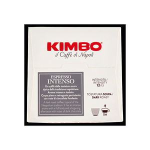 Kimbo Intenso Dolce Gusto <strong>Capsules</strong> 112g available for sale with intense dark roast and <strong>cocoa</strong> notes - Product Image 5