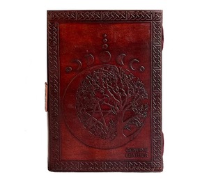 สมุดบันทึกหนังมังกรเซลติกมังกรหนังแกะสลักสมุดติดรูปคาถาสมุดอะนิเมะ germoire Book of Shadow - Product Image 4