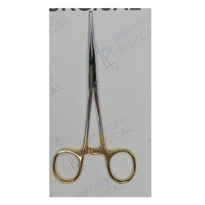 Pinzas Kelly de acero inoxidable de alta calidad, instrumentos quirúrgicos, abrazaderas hemostáticas médicas, herramientas reutilizables rectas y curvas - Product Image 1