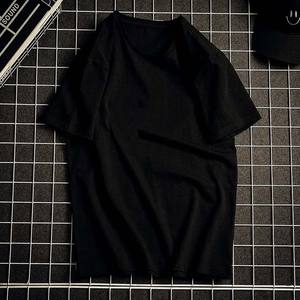 Usine 250 Gsm Impression de marque personnalisée T-shirt à manches longues et à épaules tombantes T-shirt surdimensionné à col rond - Product Image 3