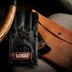 Guantes de Conducción de Piel de Cordero Ajustados de Nueva Llegada para Hombre, Logotipo Personalizado, Precios Razonables, Diseño Personalizado para Motociclismo - Product Image 4