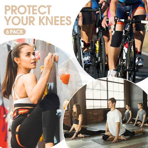 Genouillères pour danseurs, genouillères souples et respirantes pour hommes et femmes, adaptées au football, au soccer, au yoga, au patinage, à la lutte - Product Image 5