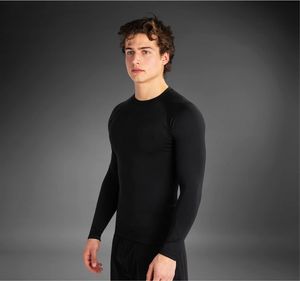 Rashguard Jiu Jitsu MMA BJJ personnalisé, t-shirt de compression à manches courtes, rashguard avec logo personnalisé, vente en gros, fabriqué en spandex pour hommes - Product Image 3