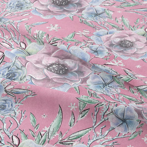 高品质竹氨纶运动衫定制数码活性印花透气女装 - Product Image 2