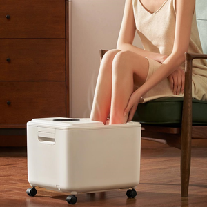 3-in-1 Foot Spa Massager with Graphene Heating and <b>Vibrating</b> Function Timing Control Multifunctional Bath Stool - Product Image 4