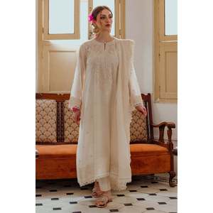 ชุดเสื้อชีฟองแขนยาวระบายอากาศดี พร้อมผ้าคลุมไหล่และกางเกงขายาว รุ่น Vezna Elegant สำหรับฤดูใบไม้ผลิและฤดูร้อน - Product Image 1