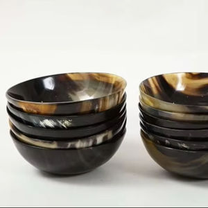 UNIQUE Handmade Buffalo Horn <b>Salad</b> <b>Bowl</b> Deep Natural Color Kitchenware on Sale Genuine Unique Horn <b>Bowl</b> - Product Image 1