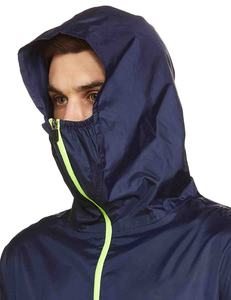 Veste coupe-vent d'hiver sur mesure à masque intégral, coque extérieure en polyester respirant, doublure en maille, poches latérales, veste pour homme - Product Image 2