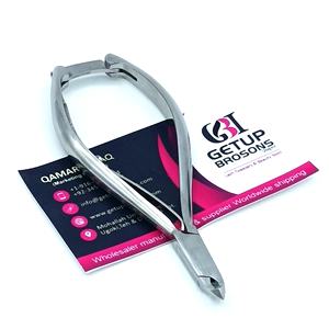 Meilleures pinces à cuticules argentées en acier inoxydable, personnalisables avec votre propre logo et couleur, outil de beauté, nouveau produit pour salon de beauté GETUP BROSONS IMPEX - Product Image 1