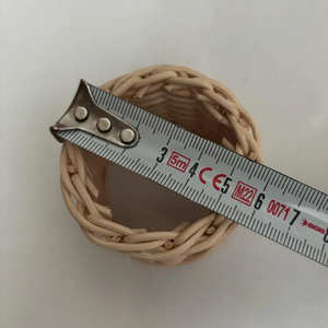 Porte-serviettes en rotin naturel tissé à la main pour table à manger - Product Image 5