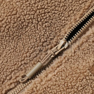 Factory Rate Make Own OEM Service Plus Size Full Zipper Comfortable Latest Style Product Men's Wear <b>Sherpa</b> <b>Fleece</b> Jackets - Product Image 4