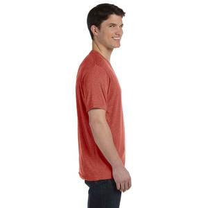 Camisetas Suaves de Cuello en V para Hombre, Camisetas de Manga Corta, Camisetas Deportivas Informales de Algodón con Cuello Redondo - Product Image 3