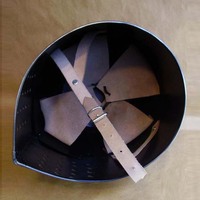 Réplica de Casco Medieval Grande de Acero/Hierro Hecho a Mano, Armadura Troquelada con Esmalte Incrustado, Calibre 18, 2.2kg, Arte de Personaje de TV y Cine