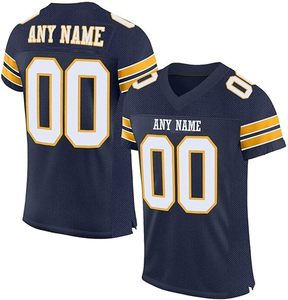 Chemises de football américain imprimées par sublimation en polyester Maillot de football américain à col en V personnalisé et bon marché - Product Image 1