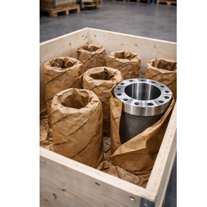 Doublure de cylindre (manchon) en acier inoxydable/fer fonte usinée avec précision par CNC |   Pièces de moteur de compresseur à gaz 580 mm de diamètre maximum 500 mm - Product Image 6