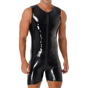 OEM personalizado hombres Mono de cuero al por mayor traje de una pieza con material de alta calidad adecuado para minoristas y marcas privadas - Product Image 2