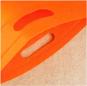 Bolsa de compras de transporte no tejida reciclada blanca ecológica personalizada, bolsa laminada tejida de polipropileno Sandy PP con logotipo a granel - Product Image 3