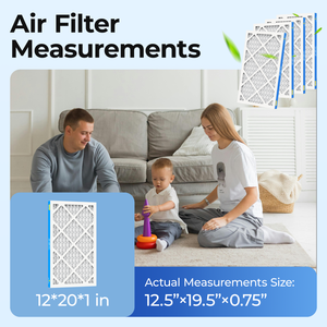 Filtre à air SUIXINEYI MERV8 12x20x1 pour systèmes de climatisation et de chauffage - Product Image 2