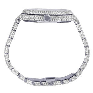 Reloj de Lujo de Acero Inoxidable con Moissanita Helada VVS, Tendencia, Superventas, Estilo Hip Hop Bling, para Hombre, Premium - Product Image 6