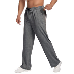 Pantalon cargo décontracté pour homme, classique, noir, multi-poches, taille haute, ample, coupe droite, pantalon décontracté pour homme, pantalon de sport - Product Image 2