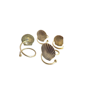 Antique Design Metal Napkin Ring Prime Quality Customized Size Shape Napkin Tissue Ring From Best Exporter In India - Product Image 5