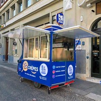 Camion de nourriture de Tricycle électrique de nouveau Design pour la vente de chariot de crème glacée