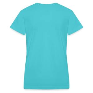 Camiseta de algodón 100% con cuello en V personalizada de primera calidad, tela de punto de alta calidad, diseño informal de patrón sólido para hombres y mujeres, ropa de calle - Product Image 5