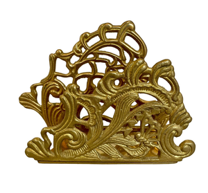 Soporte de pañuelos de latón Artesanías exclusivas de diseño real Soporte de pañuelos de latón Logotipo personalizado y artesanías de diseño - Product Image 2