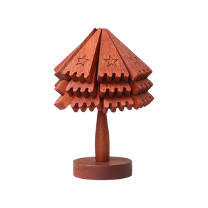 Ensemble de 4 dessous-de-plat carrés en bois écologiques de haute qualité avec support, pliables et empilables pour plats chauds, en carton - Product Image 1