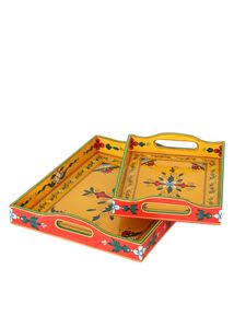 ถาด MDF ที่แข็งแรงและมีด้ามจับที่สะดวกสบายถูกออกแบบมาเพื่อพกพาอาหารและเครื่องดื่มได้ง่ายโดยไม่มีการหก - Product Image 6