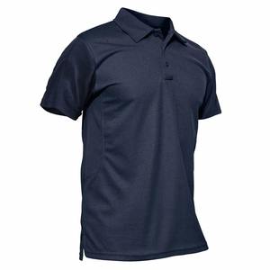 2024 Polos informales ajustados para hombre, polos de Golf de poliéster transpirable de manga corta ajustados para hombre - Product Image 1