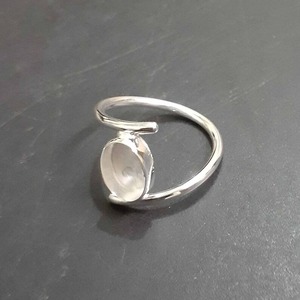 Haute qualité 925 argent Sterling ovale lunette anneau 6x4mm à 25x20mm blanc anneau réglage Cabochon résine bijoux à bricoler soi-même faisant des fournitures - Product Image 6