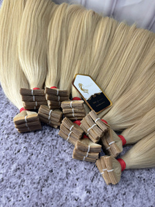 Extensions de cheveux invisibles à clipser, 100% cheveux humains, double trame, vente en gros d'usine - Product Image 5