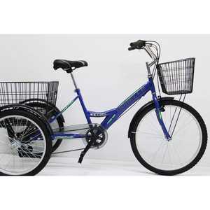 Bicicleta de Carga Dorello Sunday Modelo 3 con Llanta de 20 Pulgadas, Horquilla de Aluminio 2060 Azul y Cesta - Bicicleta Azul - Product Image 2