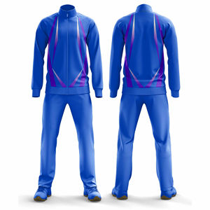 Breathable Custom Street Style Tracksuit <b>Jacket</b> and Trouser Men <b>Women</b> Youth Teamwear 100% Polyester Sports Tracksuit - Product Image 3