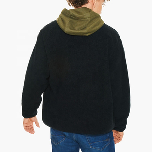 Adjustable Sherpa <b>Fleece</b> Men's Jackets New Arrival OEM Service Jacket For Men Breathable Plus Size Wholesale Clothing Custom - Product Image 6