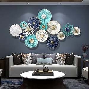 Art mural créatif pour la maison Hôtel Restaurant Décoration de salon Couleur dorée Fleurs élégantes Design Arts suspendus muraux - Product Image 5