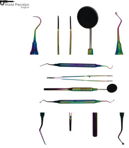 Kit d'instruments dentaires professionnels de base World Precision Surgical, en acier inoxydable, manuel, réutilisable, pour examen - Product Image 5