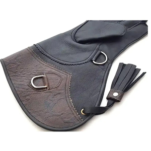Nouveau design Gants de sécurité ignifuges anti-coupure couleur personnalisée longue double couche en cuir de haute qualité pour les soins personnels - Product Image 3