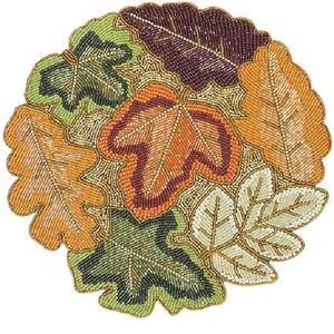 2023 meilleure vente produit en Polyester vert décoratif perle napperon ustensiles de cuisine produit Table à manger tapis décoratif pour la maison - Product Image 3