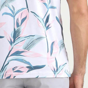 Camiseta de polo ajustada de buena calidad que absorbe la humedad, camiseta de Polo de manga corta personalizada para hombre - Product Image 6