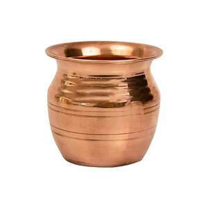 Lota de cobre de alto pulido con tapa, decisión ayurvédica, buena para la salud, utensilios de cocina, olla de agua, Lota de cobre con logotipo - Product Image 3