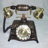 Téléphones en laiton pour la maison et le bureau fabriqués à la main de haute qualité et finition plaquée or et colorée cordon de petite et moyenne taille