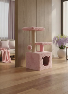 Grattoir pour chats Amistar Rose Tenderness de haute qualité, adapté à toutes les races et tailles de chats. - Product Image 4