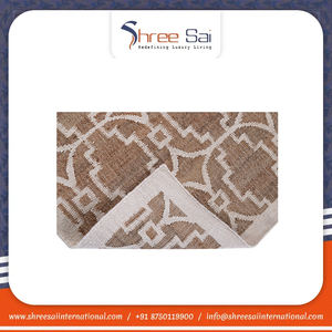 Ensemble de tapis en fibre de jute brodés du fabricant indien de luxe Coton écologique de haute qualité Nouveau logo de prière Grand personnalisé - Product Image 5