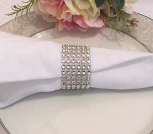 Anillos de servilletas, anillos de servilletas de ratán, anillos de servilletas de mimbre, Decoración de mesa - Product Image 6