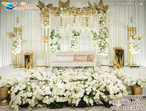 กรอบเลเซอร์ตกแต่งเวทีสไตล์อาหรับออกแบบลายดอกไม้สวยงามออกแบบด้วยเลเซอร์ตัดธีมชาวโมร็อกโกของชาวอินเดียออสเตรเลีย - Product Image 6